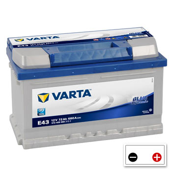 Varta E43 Car Battery
