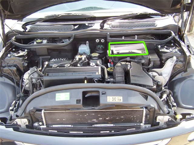 Where is the Battery in a MINI Cooper?