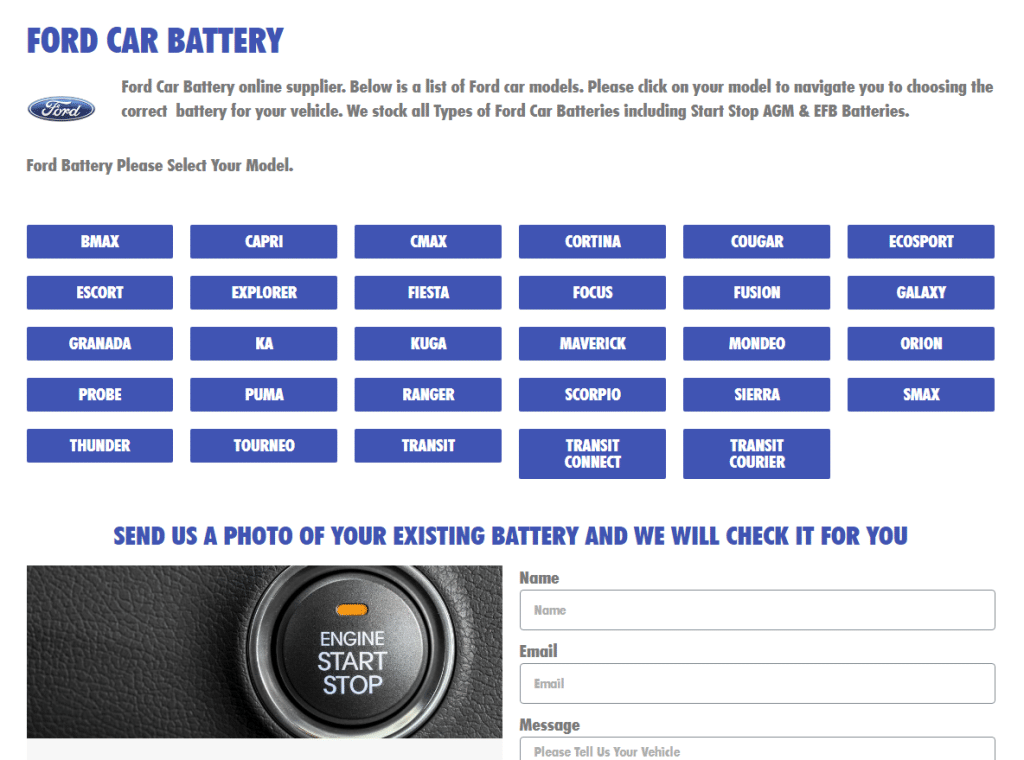 Battery ford deals fiesta