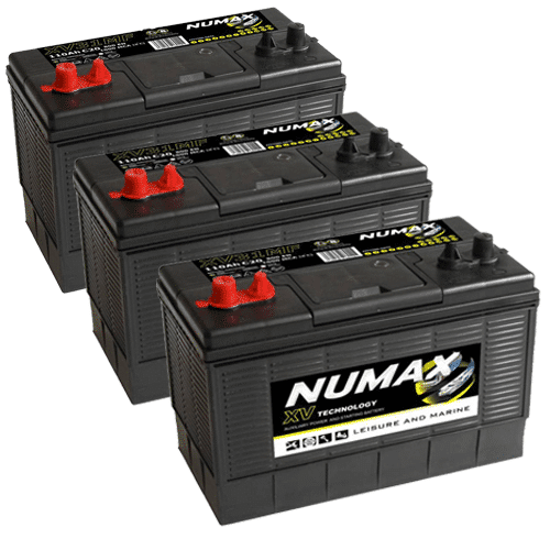 3 x Numax XV31 Batteries