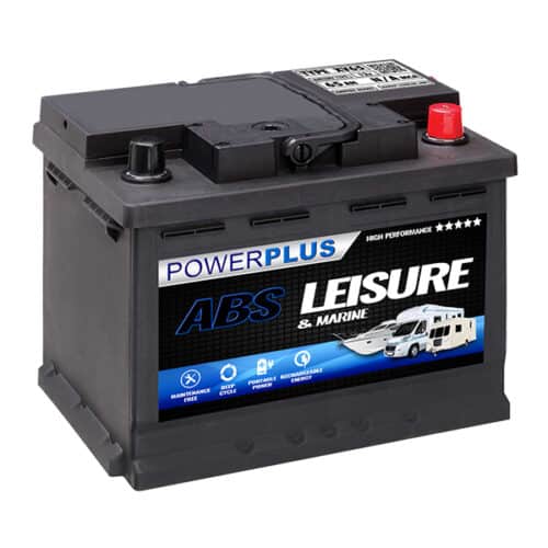 LP75 Leisure Battery LOW HEIGHT 75ah for campervans motorhomes caravans